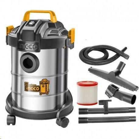 ASPIRAPOLVERE-LIQUIDI INOX INGCO 800W LT12