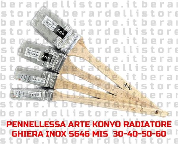 PENNELLESSA S646 Nø40 ARTE KONYO RADIATORI USO PROFES.